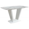 Veneto 135cm Compact Dining Table - White