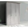 Airedale Oak Top 2 Doors Wardrobe - Plain Doors