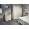 Airedale Oak Top 2 Doors Wardrobe - 2 Mirrored Doors