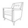 Hollingwood Woodstock Accent Chair  Cover - F