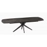 Vancouver Extending Dining Table 200/260 X 100 x 76 cm -Steel -Black lacquered steel legs