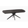 Vancouver Extending Dining Table 200/260 X 100 x 76 cm -Steel -Black lacquered steel legs