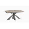 Ottawa Extending Dining Table 150/230 x 100 x 76 cm - Argile - Grey lacquered steel legs