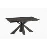 Ottawa Extending Dining Table 150/230 x 100 x 76 cm - Steel - Grey lacquered steel legs