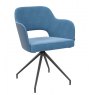 Chicago Swivel Dining Chair - Blue