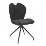 New York Swivel Dining Chair - Charcoal