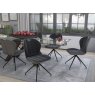 New York Swivel Dining Chair - Charcoal 