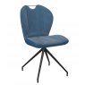 New York Swivel Dining Chair - Blue