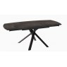 Kheops Extending Dining Table 130/190 - Steel - Black lacquered steel legs