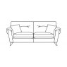 Avoca Collection 3 Seater Sofa B Grade Fabric