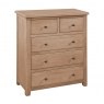 Chilford Oak Collection 2+3 Chest - Oak