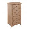 Chilford Oak Collection Wellington Chest - Oak