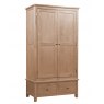 Chilford Oak Collection Gents Wardrobe - Oak