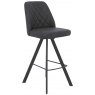 Conrad Collection Swivel Bar Stool - Grey