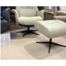 Ronda Swivel Recliner Chair and Footstool