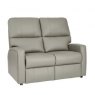 Manual Reclining 2 Seat Settee  / Leather