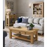 Tenby Oak Button Back Sofa - GREY