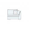 Burlington Collection Petite Sofa End - Right Hand Facing A Grade Fabric