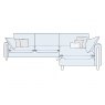 Ryker Collection Chaise Settee - Right Hand Facing B Grade Fabric