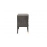 Bedside Table 2 Drawer - Ebony