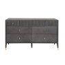 Sassari Dressing 7 Drawer Chest  - Ebony