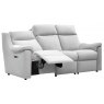 Arizona 3 Seater Sofa Double Manual Recliner  - A Fabric