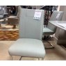 Veneto 180cm - 220cm Extending Dining Table 2x Light Grey 4 Dark Grey Chairs + Sideboard