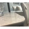 Veneto 180cm - 220cm Extending Dining Table 2x Light Grey 4 Dark Grey Chairs + Sideboard