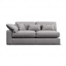 Avarda Sofa Collection 1 Arm 3 Seater - LHF - C Grade Fabric Standard Back