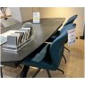 Phoenix 200-260 Extending Table 4 x New York Grey Chairs 2 New York Blue Chairs