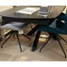Phoenix 200-260 Extending Table 4 x New York Grey Chairs 2 New York Blue Chairs