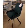 Set of 6 Lusso Dark Green Dining Chair