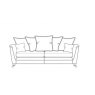 Livingstone Collection Grand Sofa - PILLOW BACK D Grade Fabric