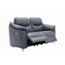 Jackson Sofa Collection 2 Seater Electric Recliner Settee Double Recliner with USB Fabric - B