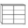 Chest of drawers 8 drawers