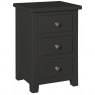 Chilford Charcoal Collection 3 Drawer Bedside 