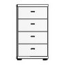 Callisto Plus -4 Drawer Chest - 47cm - Basic Chest - Drawers in carcase colour