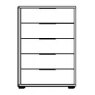 Callisto Plus - 5 Drawer Chest - 60cm - Premium Soft Close - Drawers in carcase colour
