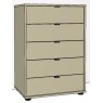 Callisto Plus - 5 Drawer Chest - 60cm - Premium Soft Close - Drawers in carcase colour