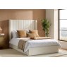 Farrow Double Ottoman Bedstead - White Boucle  - Self Assembly