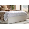 Farrow Double Ottoman Bedstead - White Boucle  - Self Assembly
