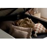 Farrow Double Ottoman Bedstead - White Boucle  - Self Assembly