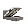 Cube Kingsize Ottoman Bedstead - Grey