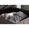 Cube Kingsize Ottoman Bedstead - Grey