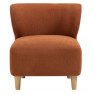 Anna Accent Chair Rust