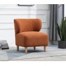 Anna Accent Chair Rust