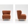 Anna Accent Chair Rust