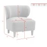Anna Accent Chair White
