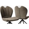 Swivel Dining Chair - Biege - NEW FABRIC 2025