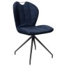 New York Swivel Dining Chair - Blue